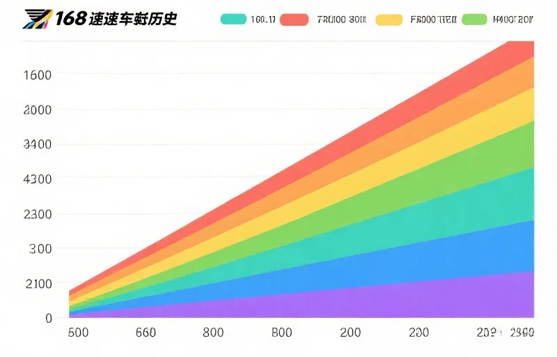 一张彩色数据趋势图，显示168极速赛车历史成绩的变化和规律
